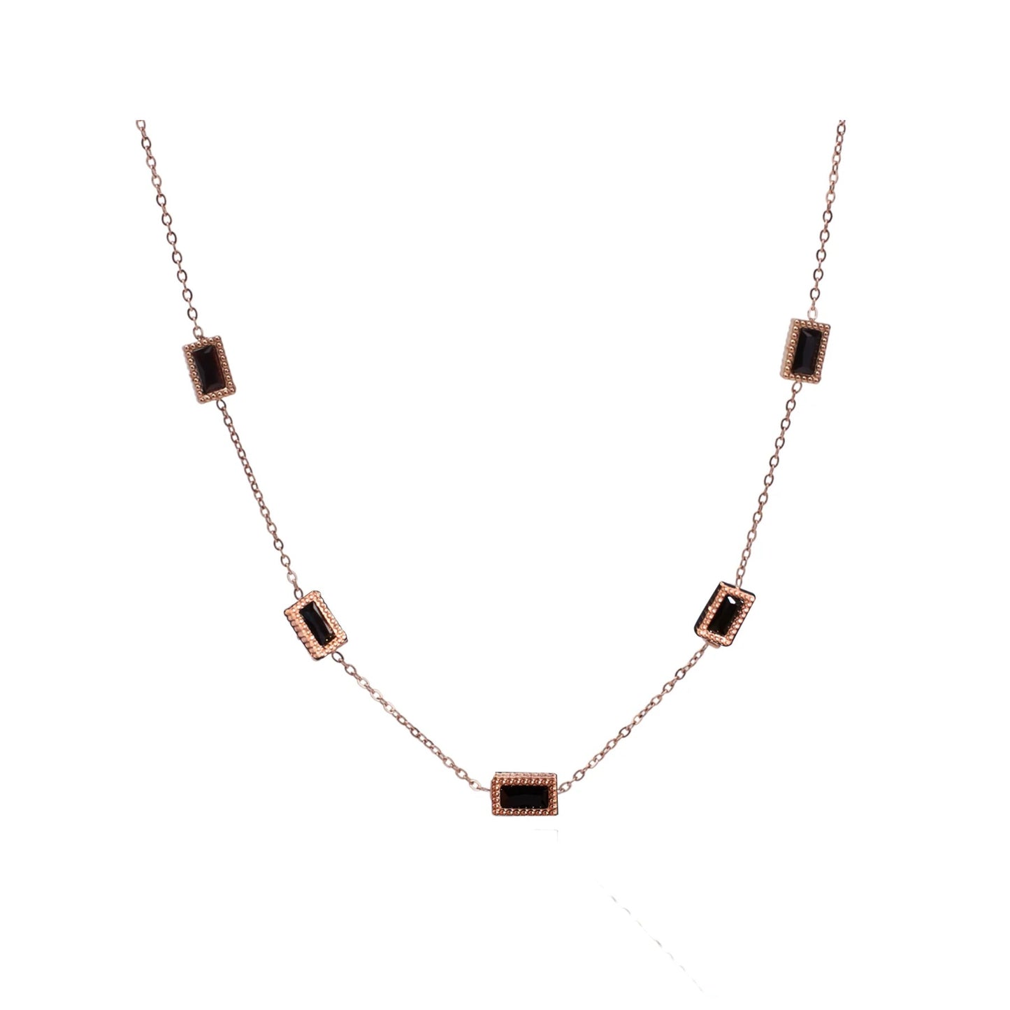 18Kt RoseGold Classic Blacky Pendant