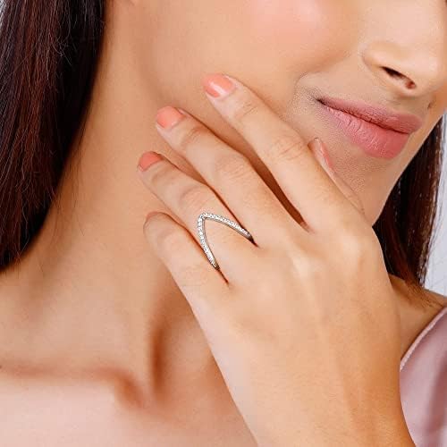 18Kt Chevron Ring