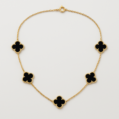 18K Blacky Clover Pendant Chain