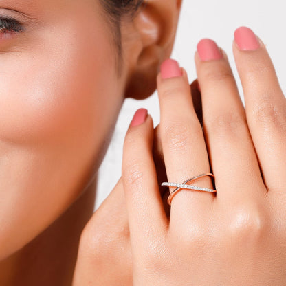 Cross Love Ring