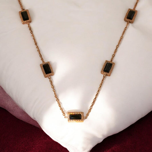18Kt RoseGold Classic Blacky Pendant