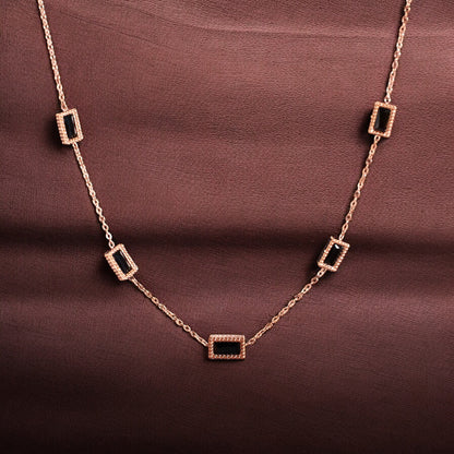 18Kt RoseGold Classic Blacky Pendant